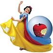 Snow White Apple Water Globe